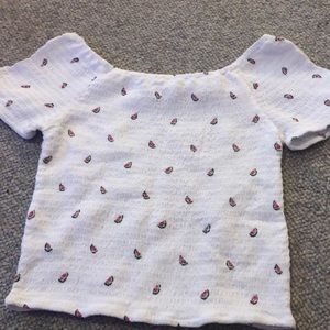 Off the shoulder top